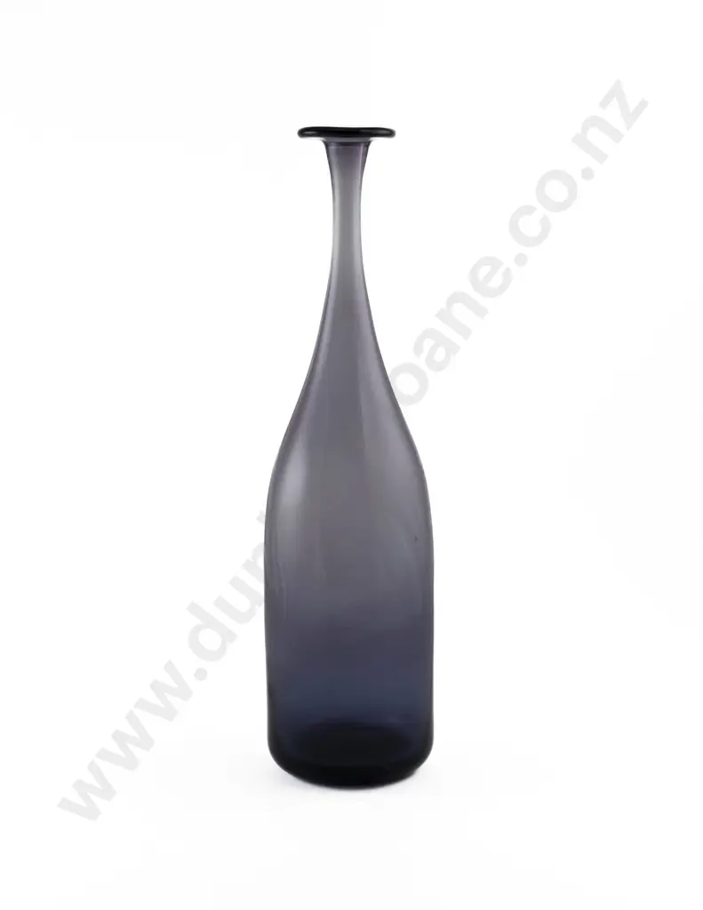 Large Tony Kuepfer Amethyst Bottle Vase Image 1++