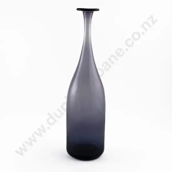Large Tony Kuepfer Amethyst Bottle Vase