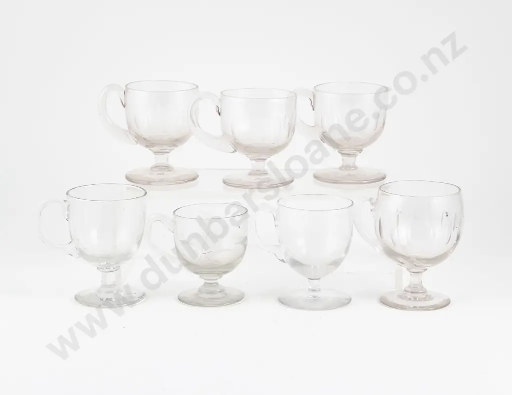 Collection Seven Victorian Various Punch/Custard Cups Image 1++