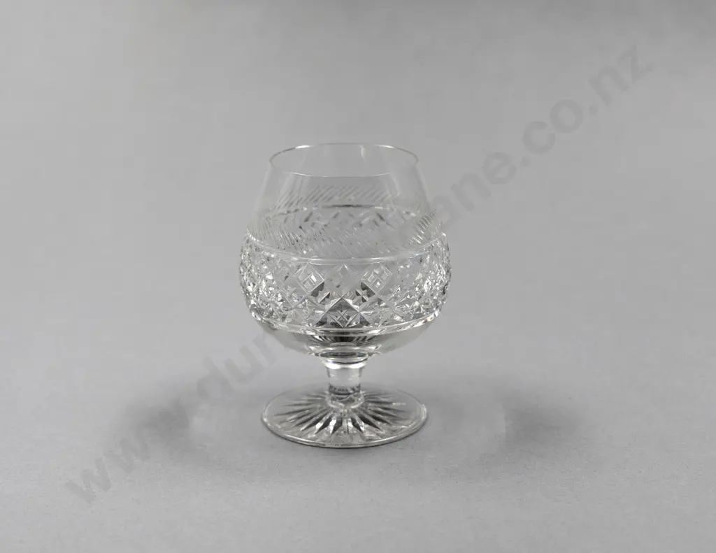 Ten Tudor Crystal Holbein Pattern Brandy Balloons Image 1++