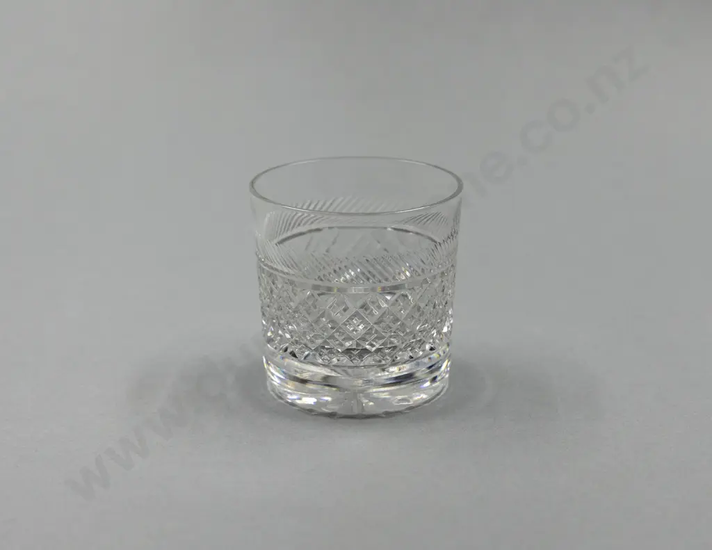 Ten Tudor Crystal Holbein Pattern Tumblers Image 1++