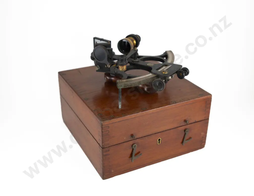 Cased Antique Sextant By Husun Image 1++