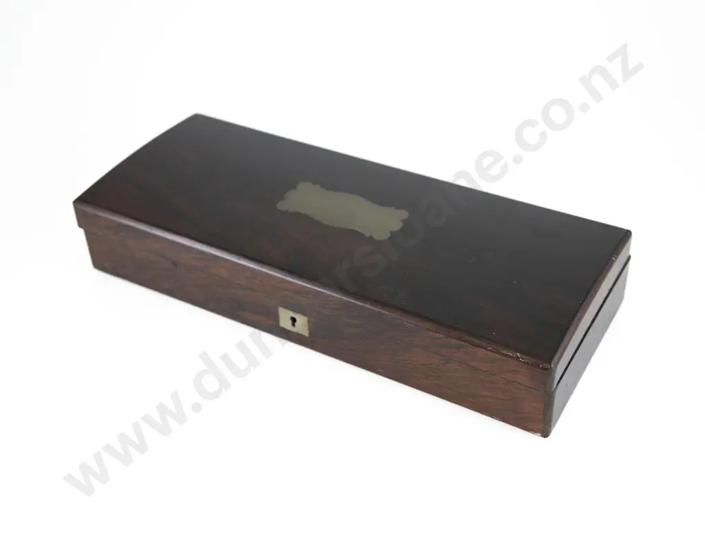 Antique Three Piece Ebony Flute In Fitted Rosewood Case Image 1++