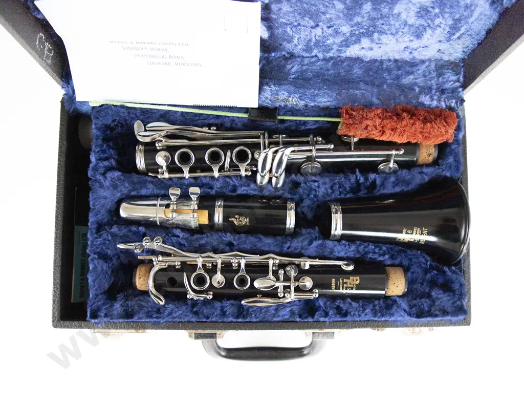 Cased Boosey & Hawkes "Regent" Four Piece Clarinet Image 1++