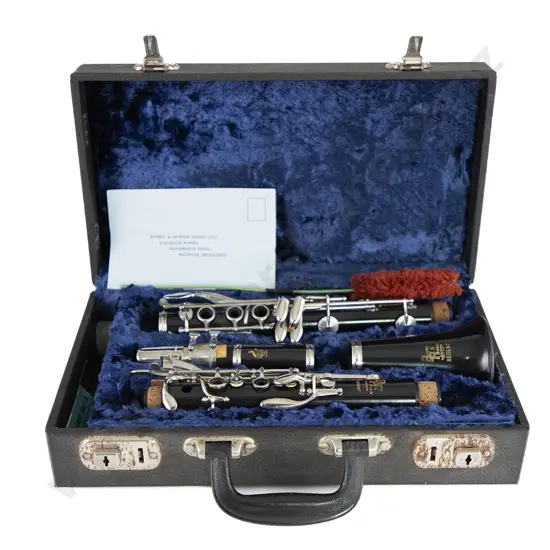 Cased Boosey & Hawkes "Regent" Four Piece Clarinet