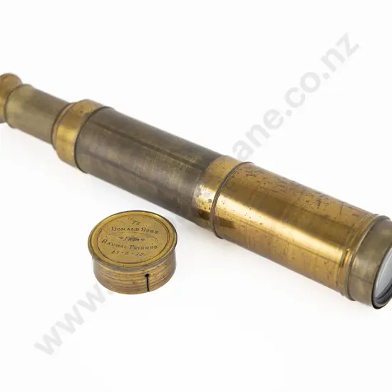 Brass Three Draw Telescope