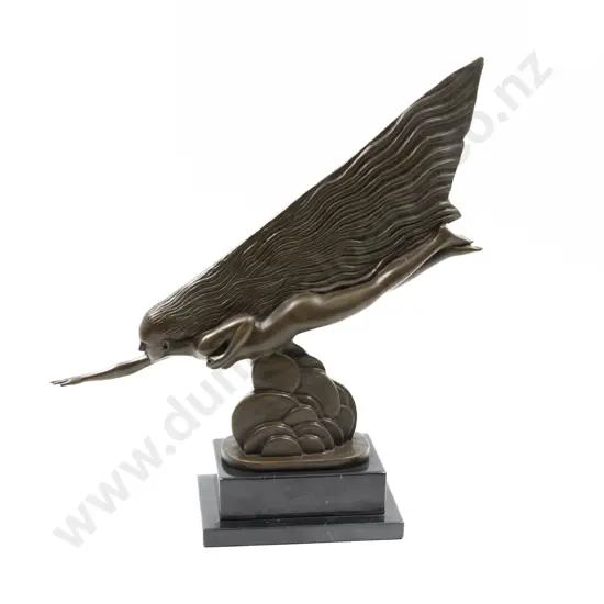 After Guirard Riviere "Comet" Bronze Statue