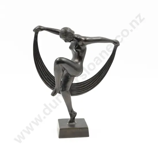 Art Deco Style Bronze Of A Dancer