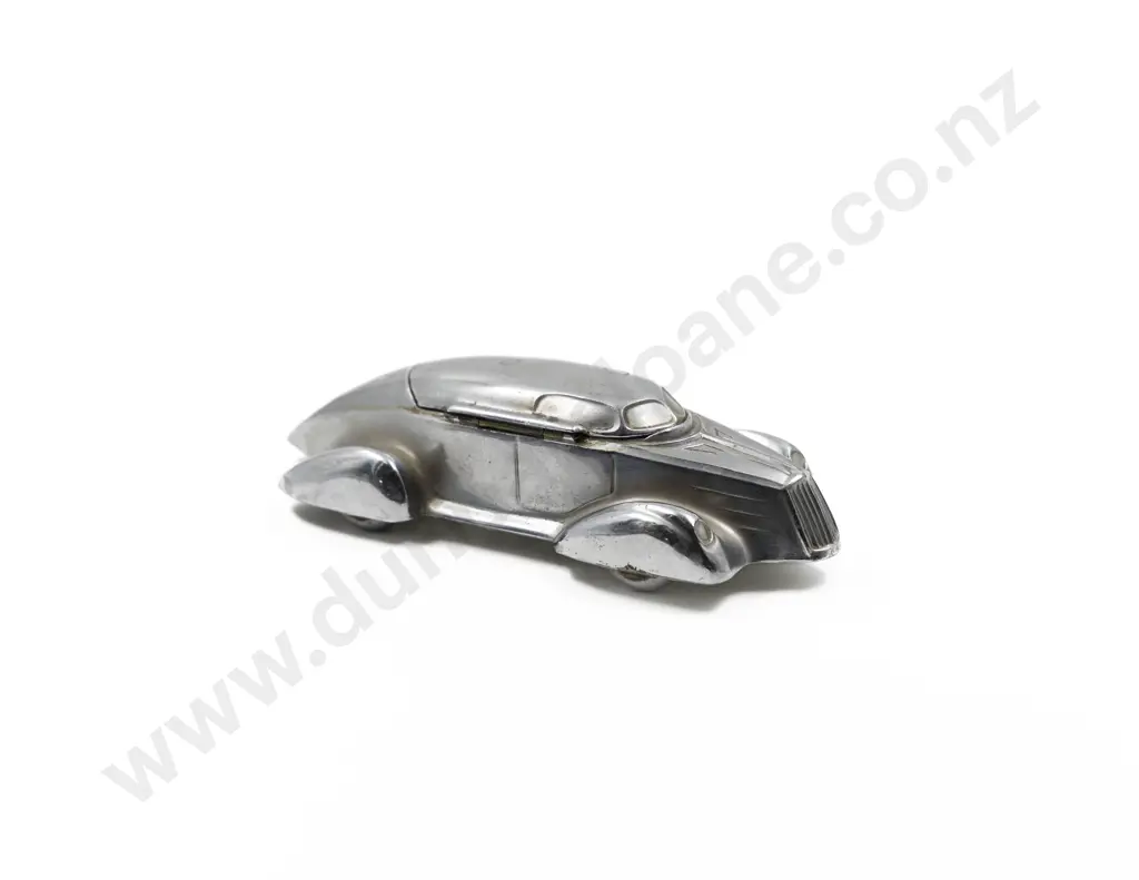 1940s Art Deco Chrome Plated Desk Streamliner Car Double Inkwell Image 1++