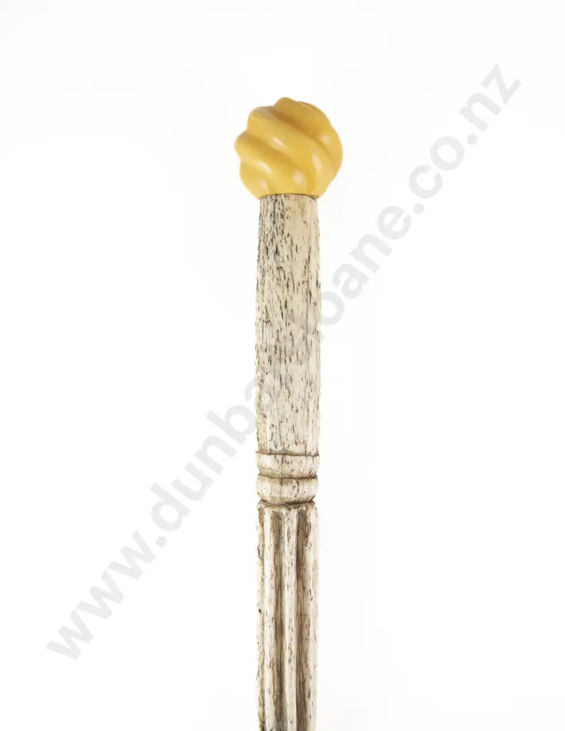 Antique Bone Walking Stick Image 1++