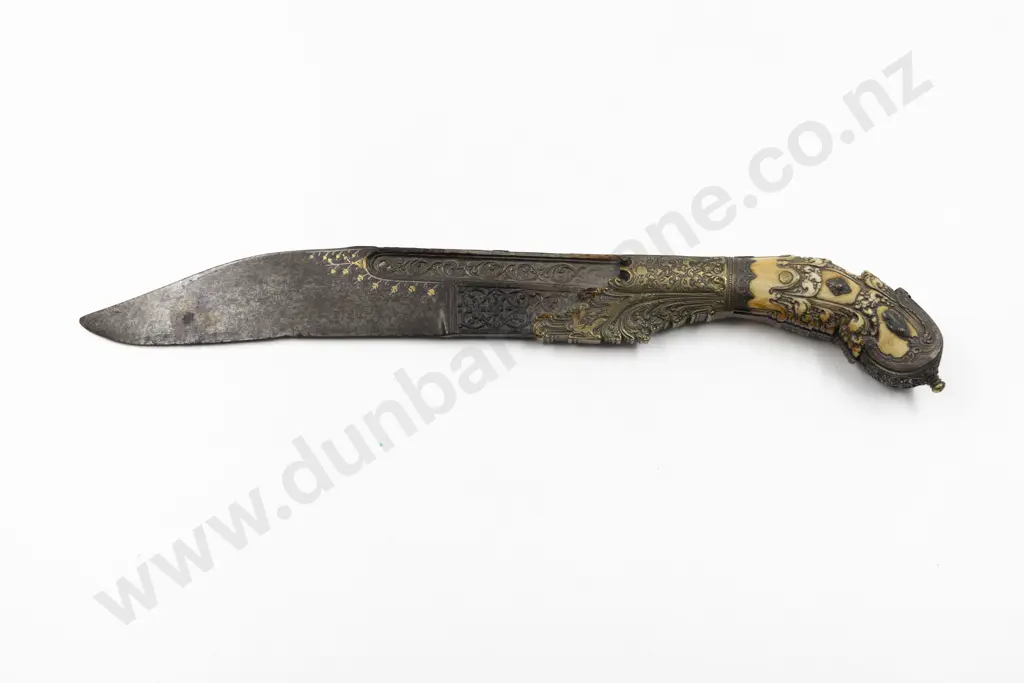 Fine C18th Ceylonese Ceremonial Piha-Kaetta Court Knife Image 1++
