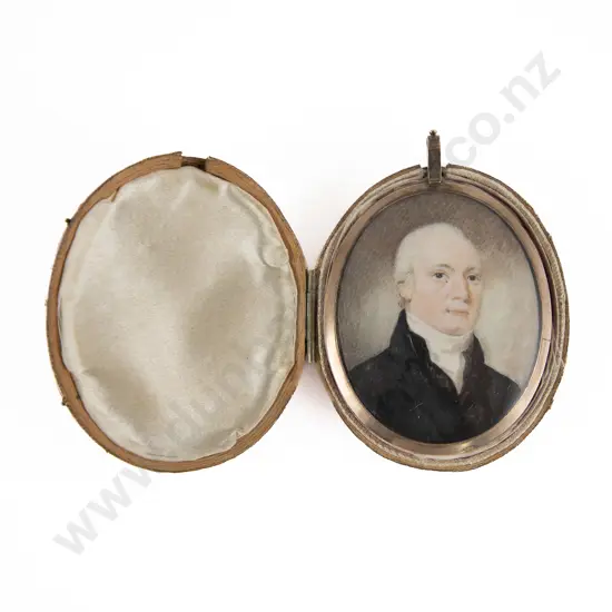 Early C19th Gentleman Portrait Miniature