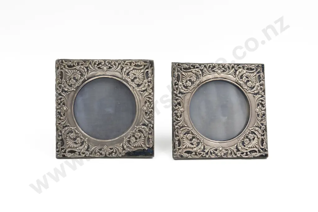 Pair Of Edw VII S/S Photo Frames Image 1++