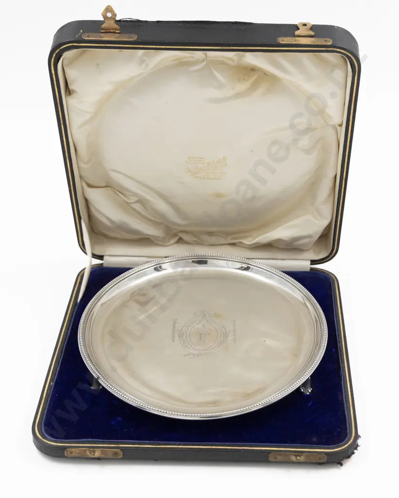 Cased Geo V S/S Card Tray Image 1++