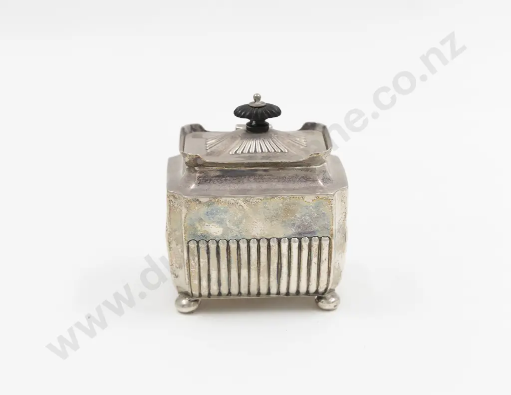 Vict S/S Tea Caddy Image 1++