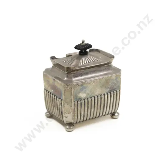 Vict S/S Tea Caddy
