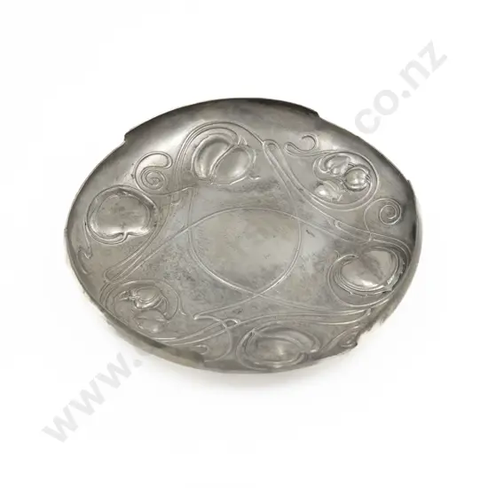 Archibald Knox For Liberty & Co Tudric The Bollellin No 044 Pewter Dish