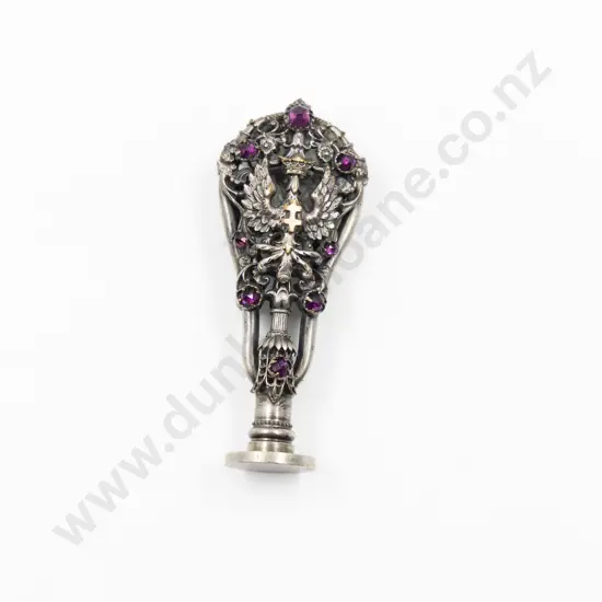 Late C19th French Metal Ink Seal