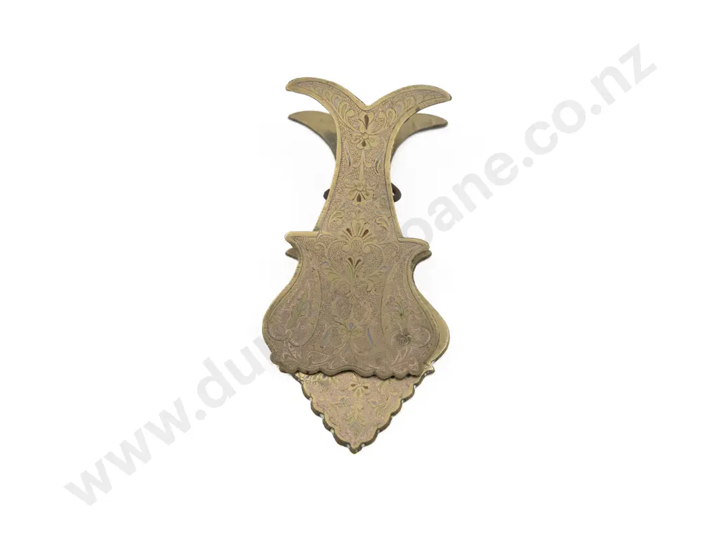 Vict English Brass Desk Paper Clip Image 1++