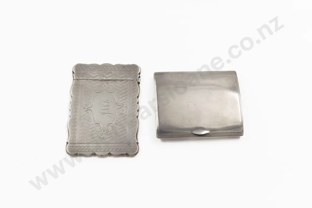 S/S Calling Card Case & Cigarette Case Image 1++