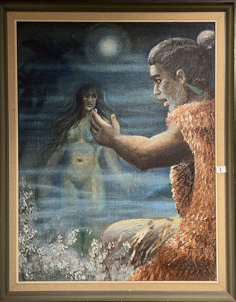 David Eastman - Oil on Woven Board Image 1++