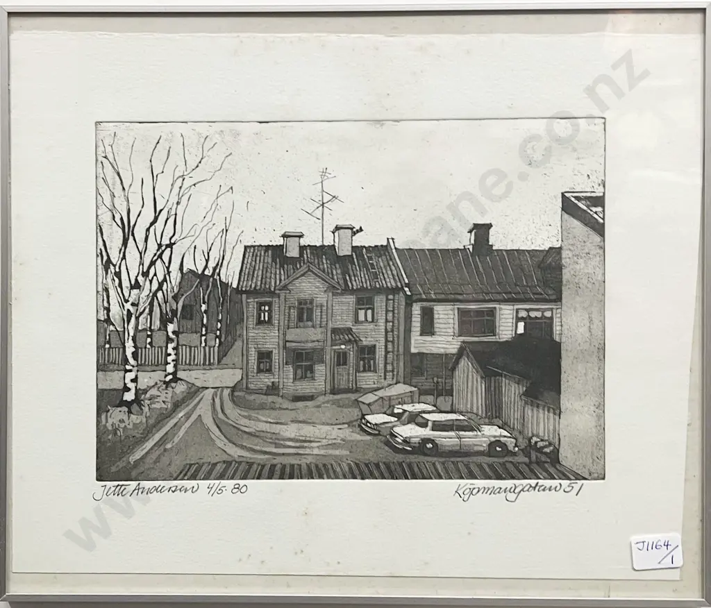 Jette Anderen - Kopmangatan - Etching Image 1++