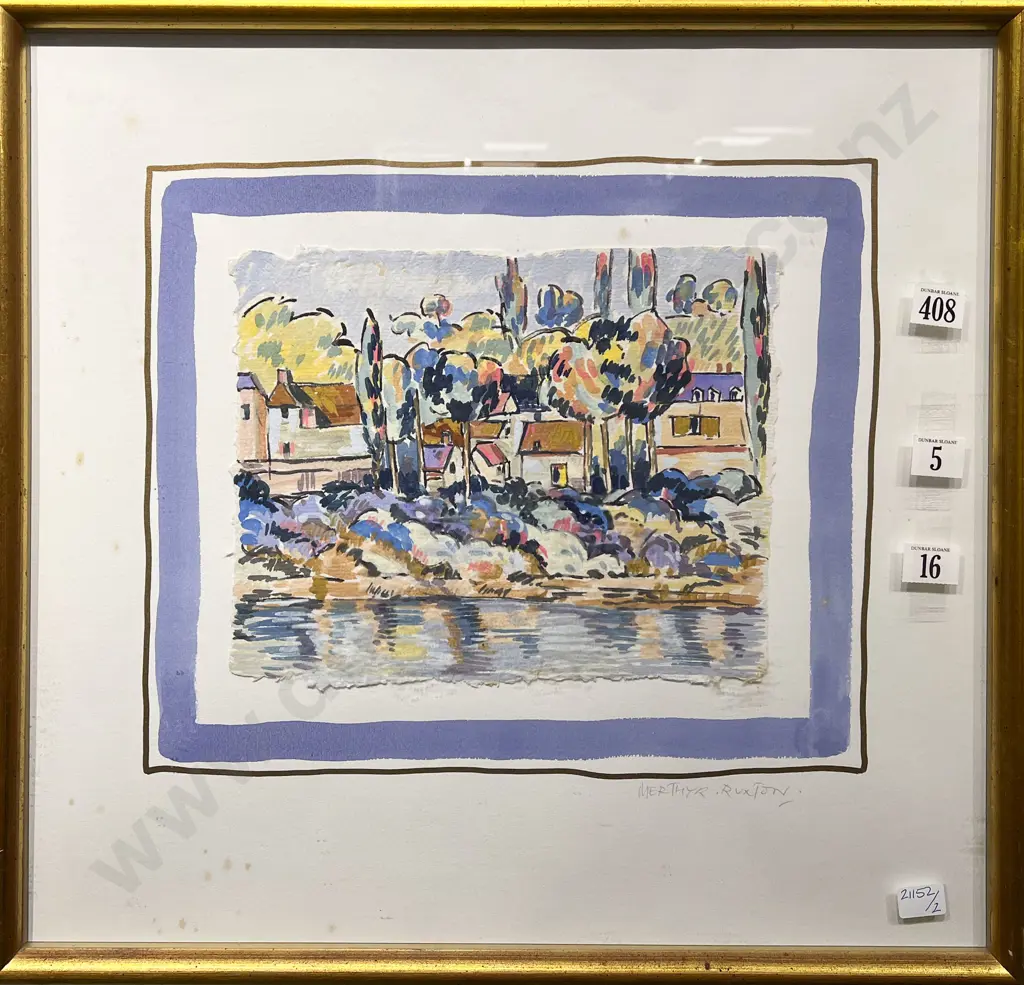 Methyr Ruxton - Riverside - Gouache Image 1++