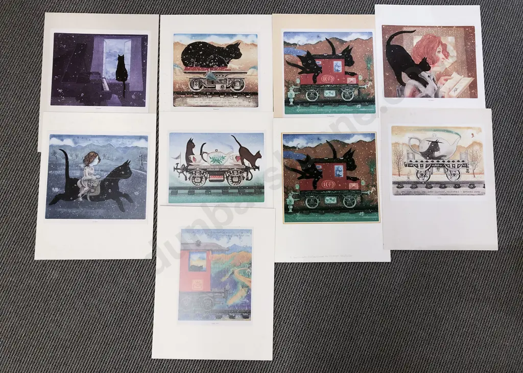 Eleven Loose Gary Tricker Prints with Others Image 1++