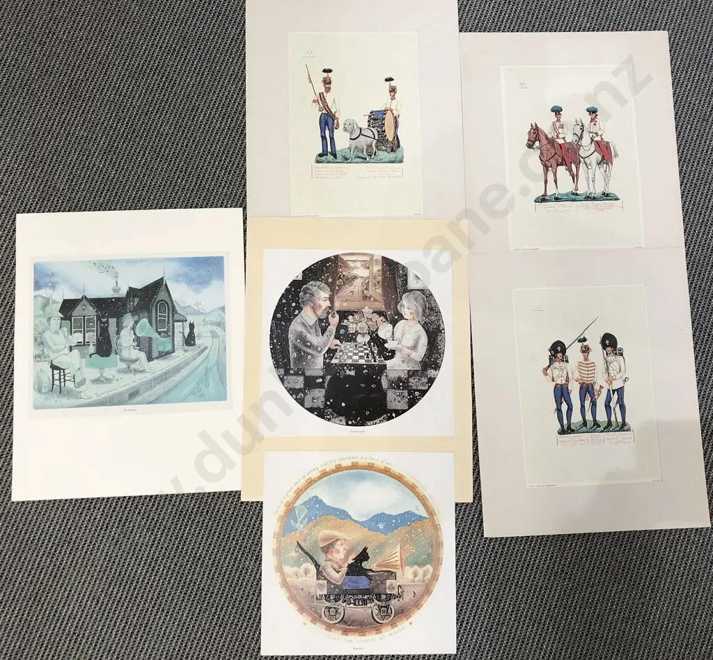 Eleven Loose Gary Tricker Prints with Others Image 1++