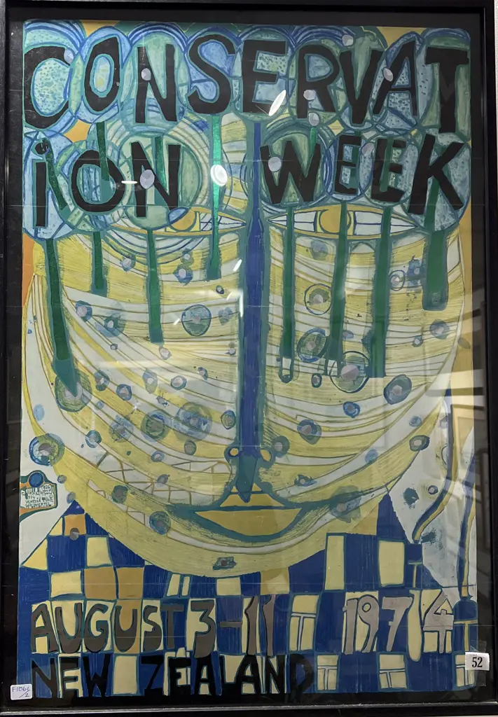 Hundertwasser (1928 - 2000) - Conservation Week Image 1++