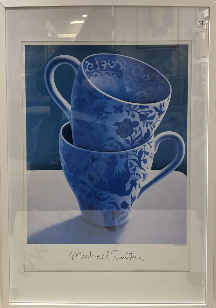 Michael Smither Poster Print - Two Cups Image 1++