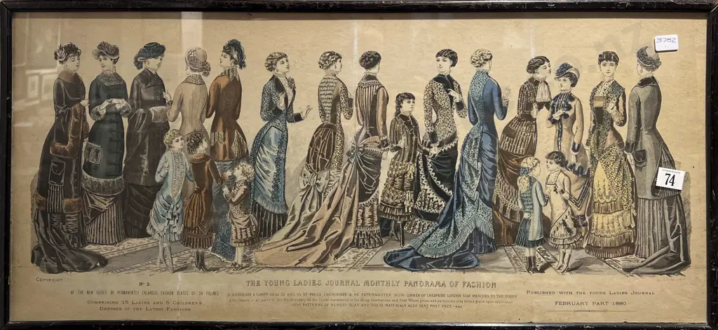 The Young Ladies Journal Monthly Panorama of Fashion Image 1++