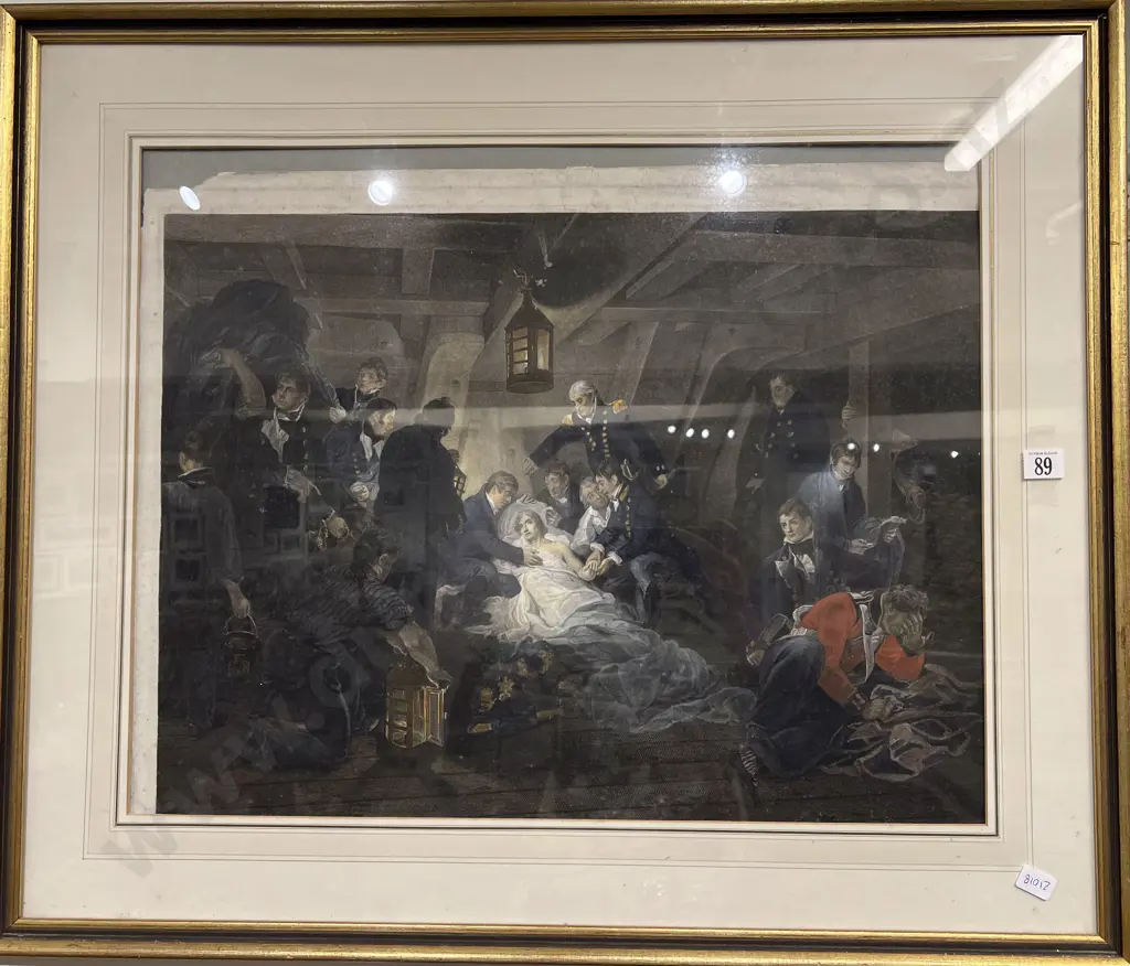 Framed Vintage Print Image 1++