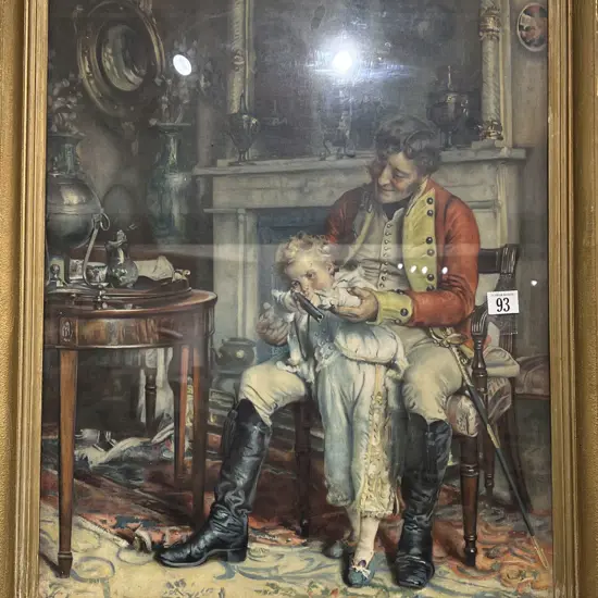 Framed Pears Print