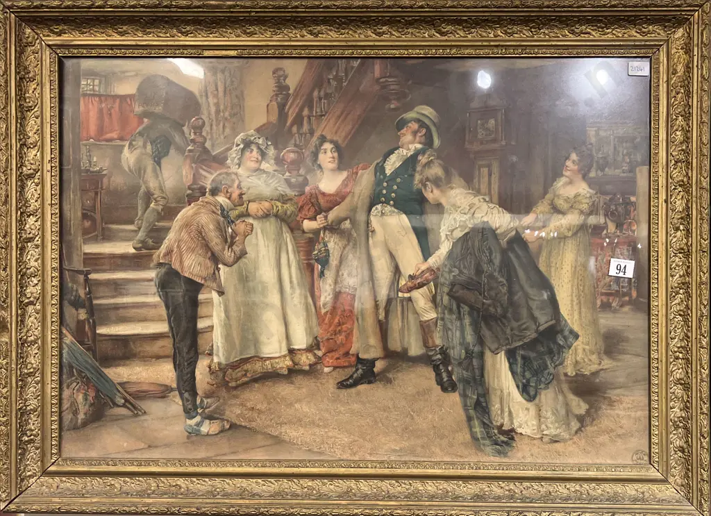 Gilt Framed Pears Print Image 1++
