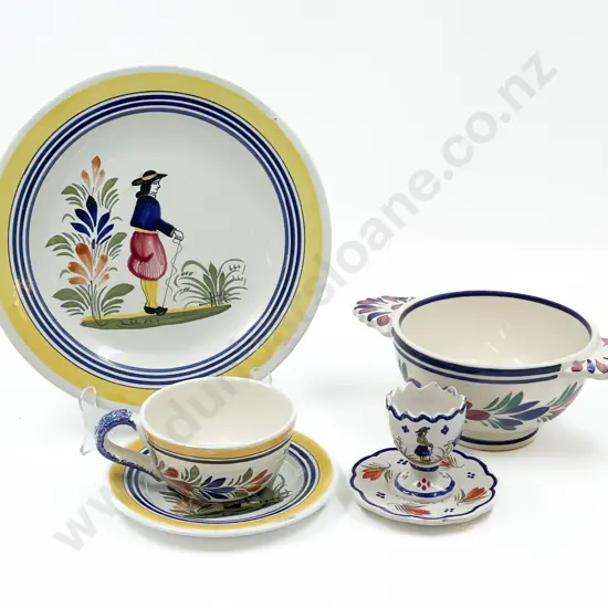 Quantity of Assorted Quimper Hand Painted China etc