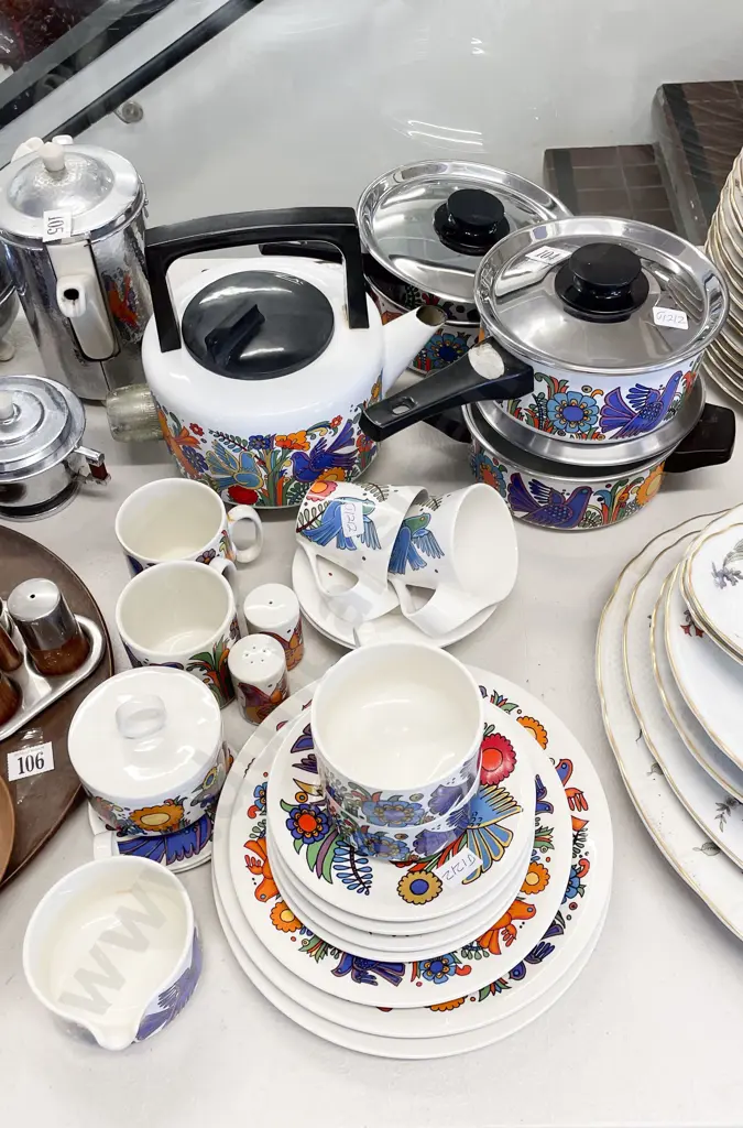 Quantity of Villeroy & Boch "Acapulco" Pattern China and Cooking Ware Image 1++