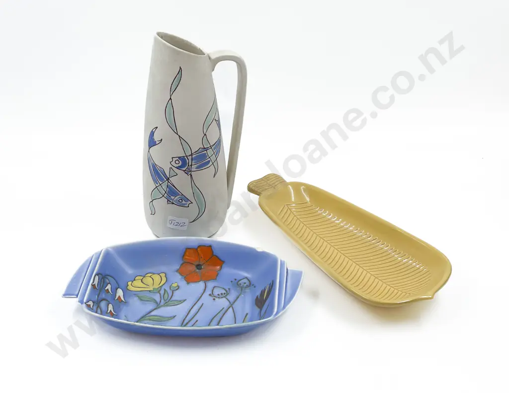Pottery Jug with Two Dishes Image 1++