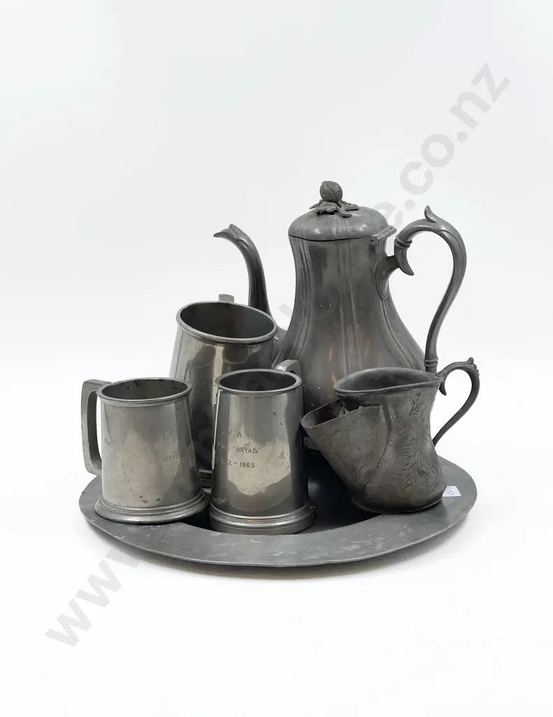Quantity of Assorted Pewter Image 1++
