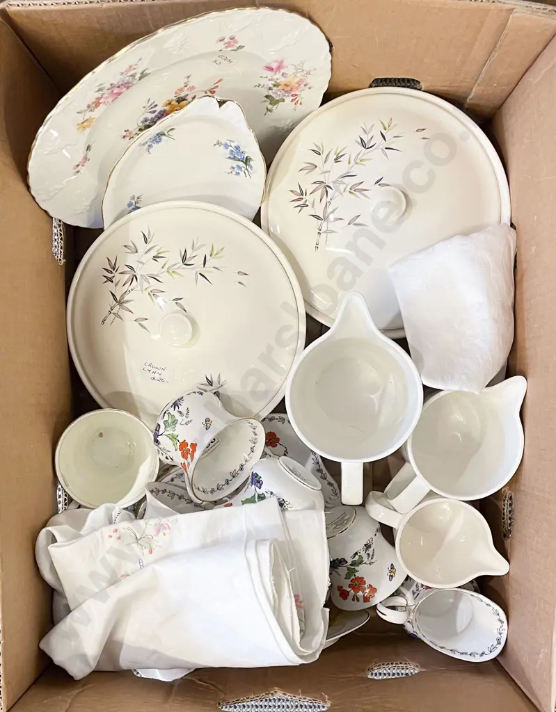 Box of Assorted Fancy China Image 1++