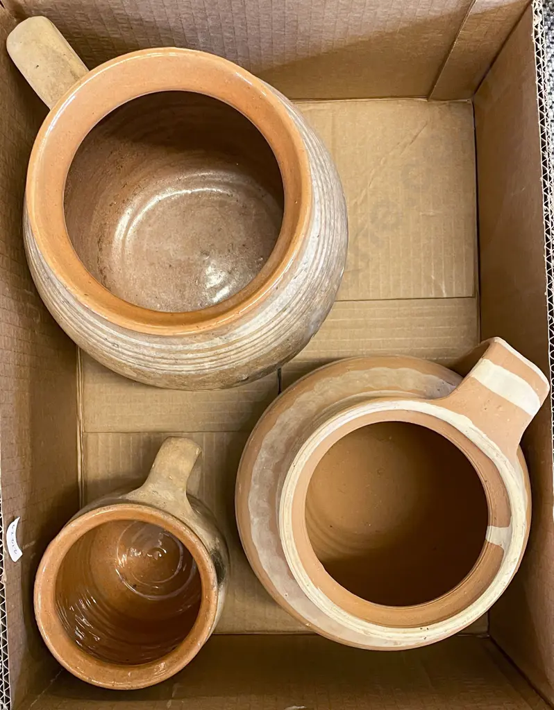 Three Pottery Jugs Image 1++