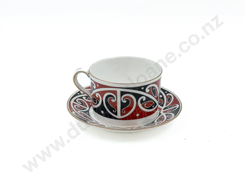 RD "Maori Art" Cup and Saucer Image 1++
