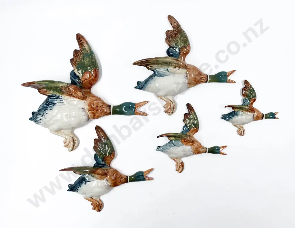 Set of Five Beswick Flying Ducks Image 1++