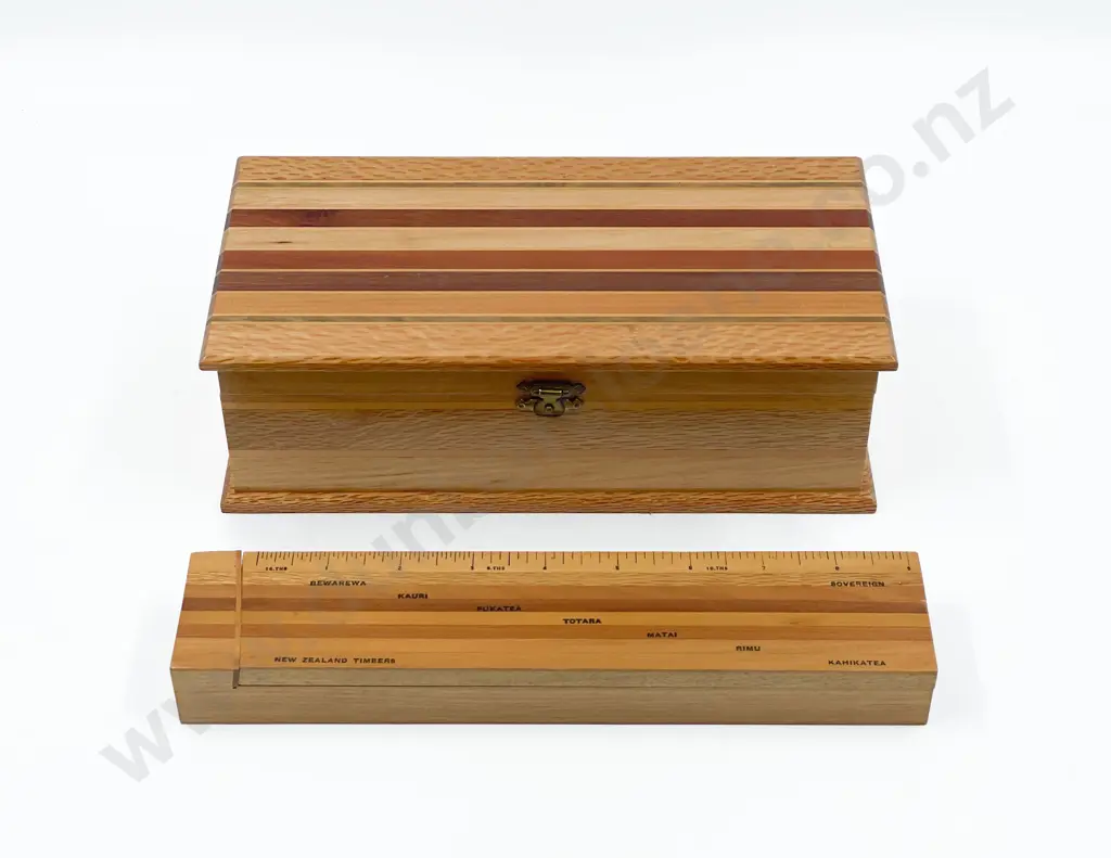Native Timber Jewellery Box & Pencil Case Image 1++