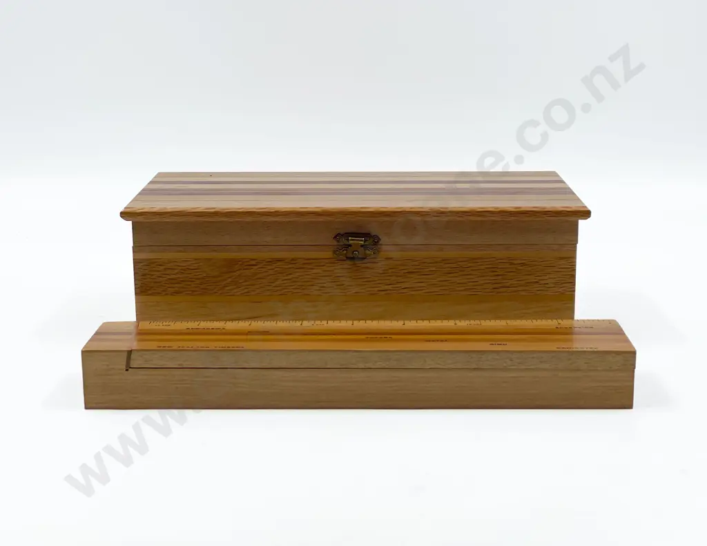 Native Timber Jewellery Box & Pencil Case Image 1++