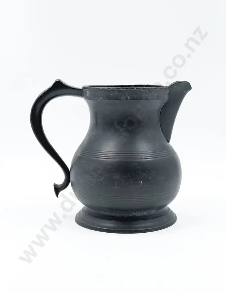 Pewter Half Gallon Measure by Abel Grove Image 1++