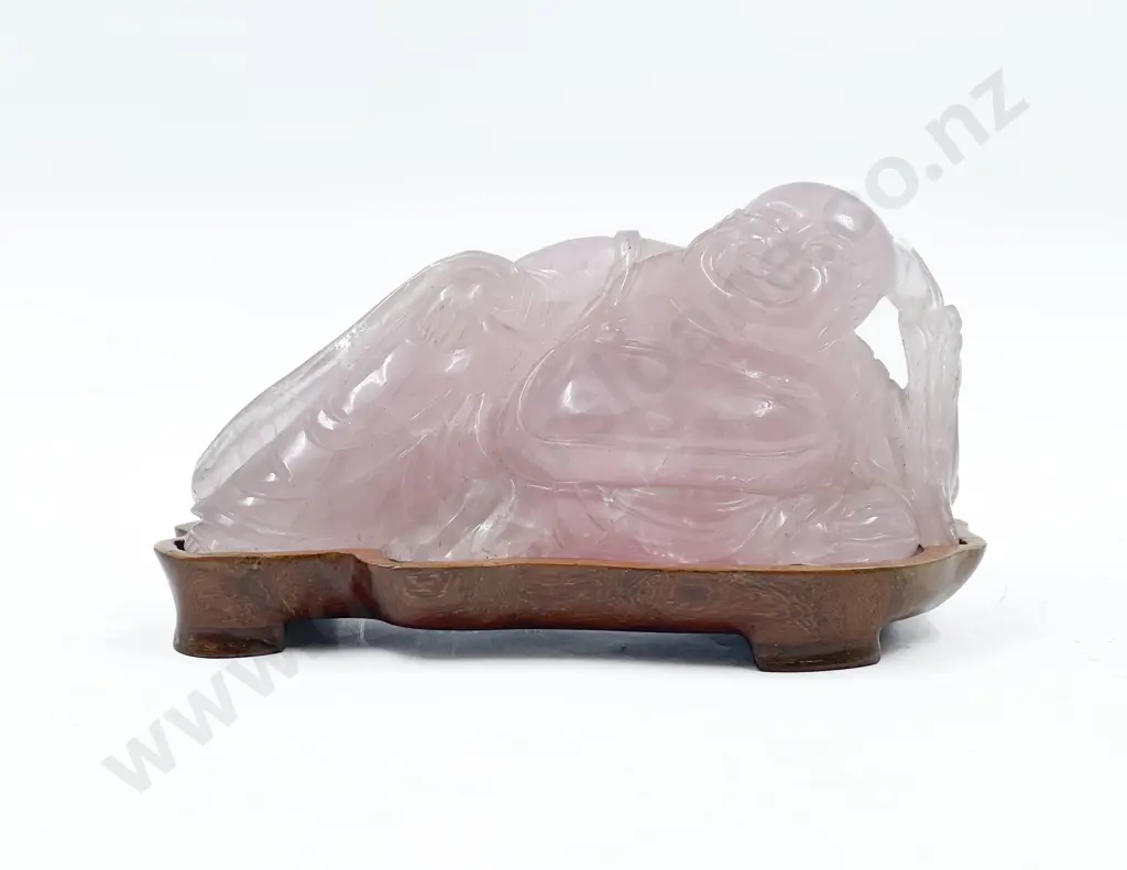 Rose Quartz Buddha Image 1++