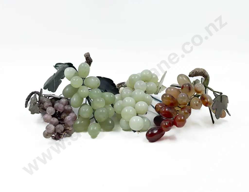 Three Bunches of Agate Grapes Image 1++