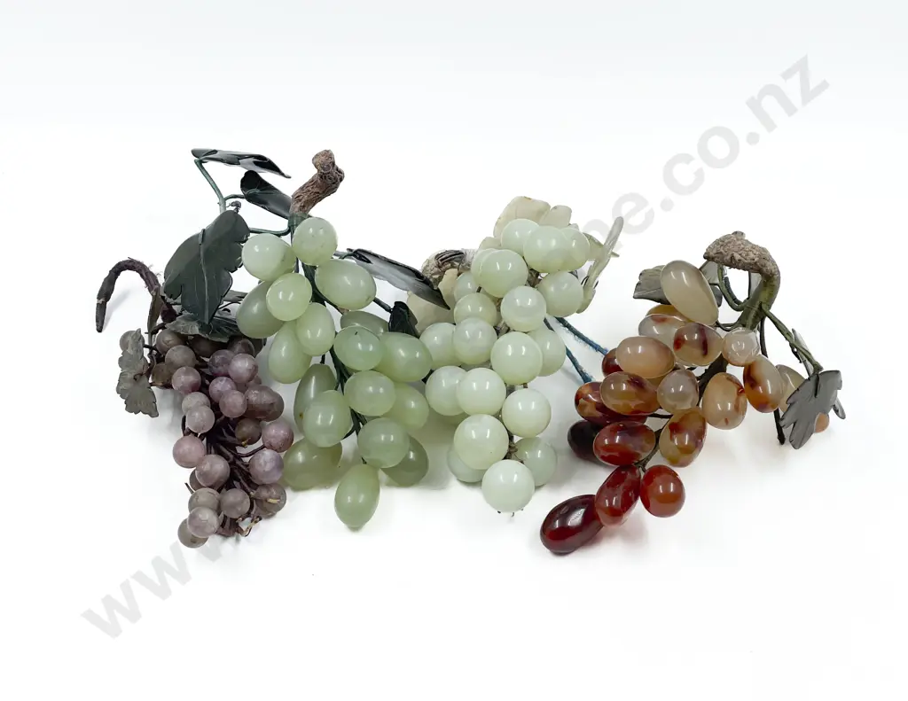 Three Bunches of Agate Grapes Image 1++