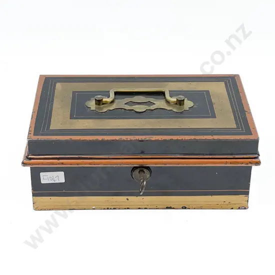 Vintage Tin Cash Box